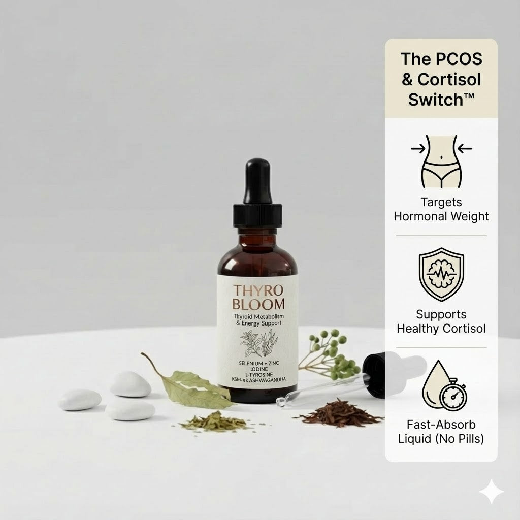 Thyro Bloom™ – Naturally Supports Your Thyroid-Cortisol Balance For All Day Energy